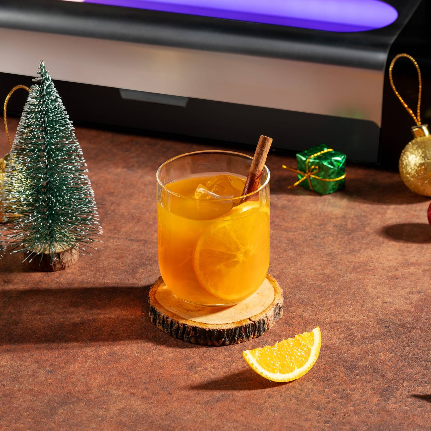 Holiday Cheer Cinnamon-Orange Bourbon Punch