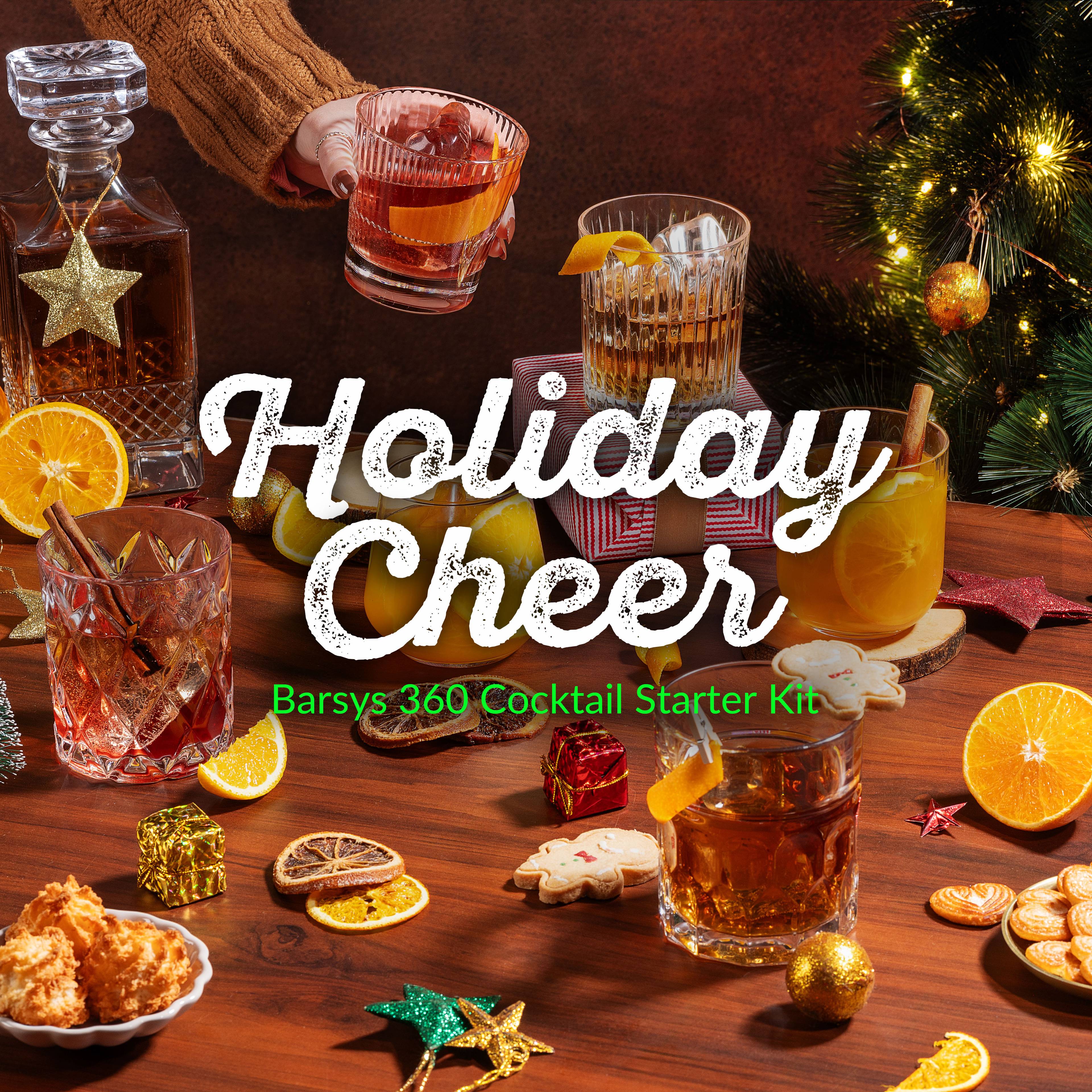 Barsys 360 Holiday Cheer Cocktail Starter Kit