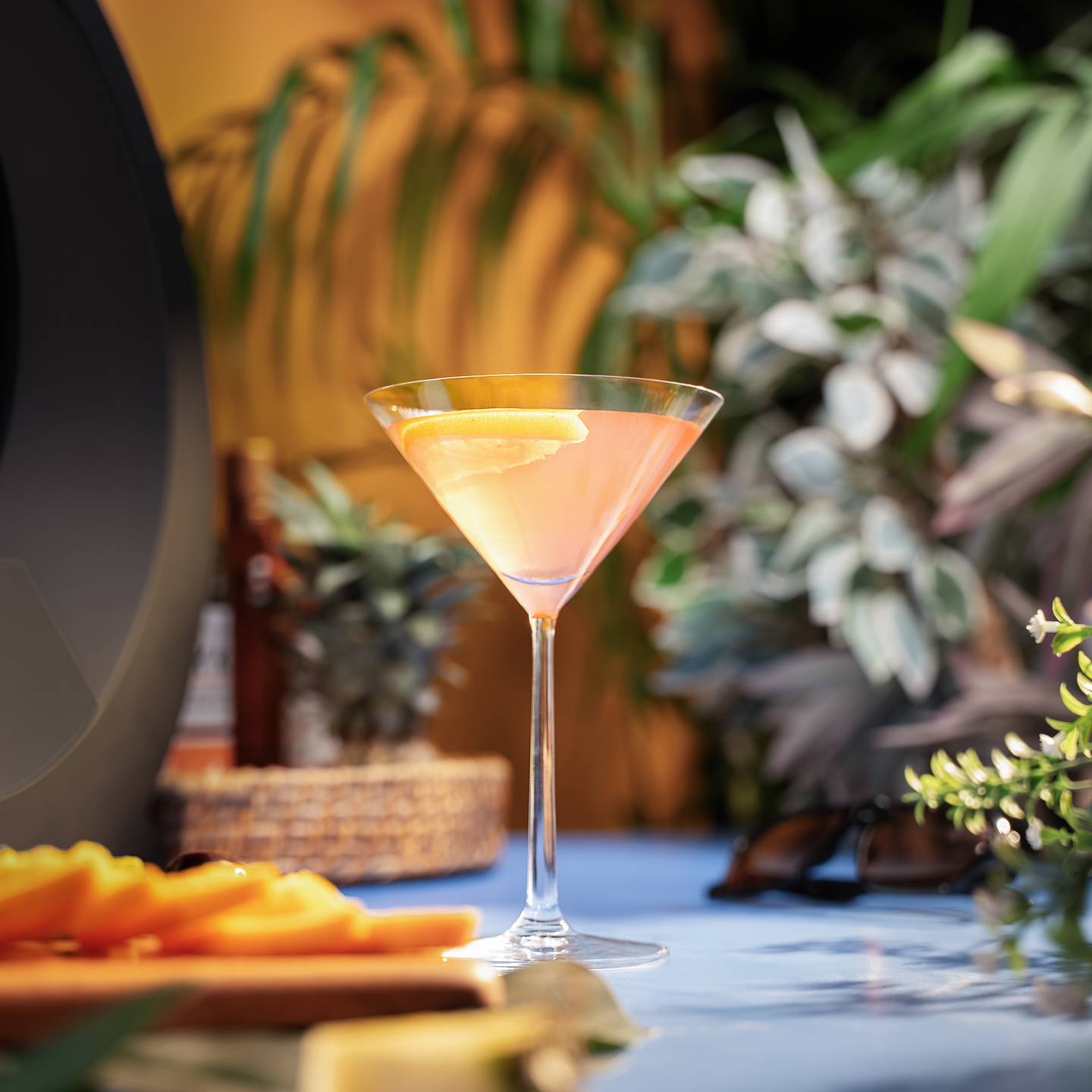 Lazy Pomegranate Gimlet