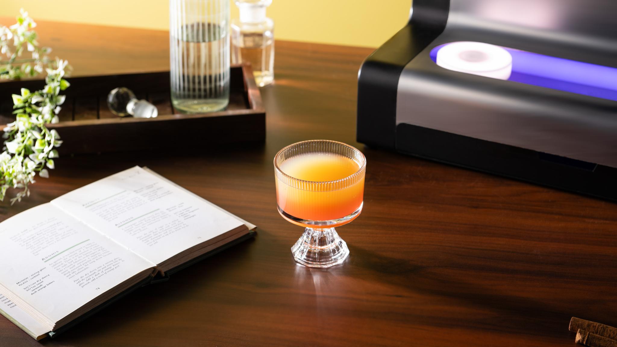 Whipped Sunset: A Creamy, Tropical Delight with a Stunning Glow