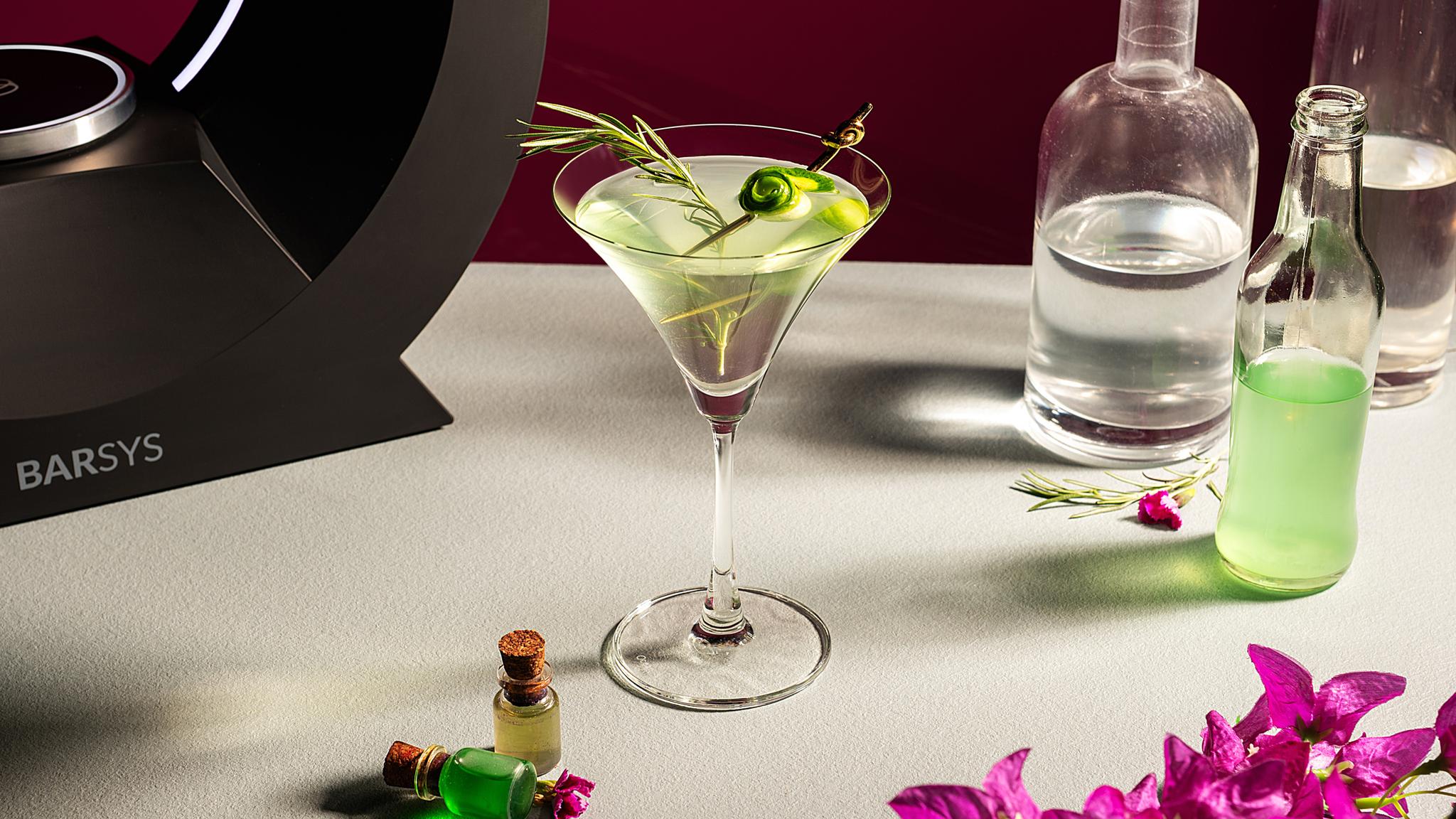 Morning Dew Martini: A Crisp and Herbal Spring Awakening