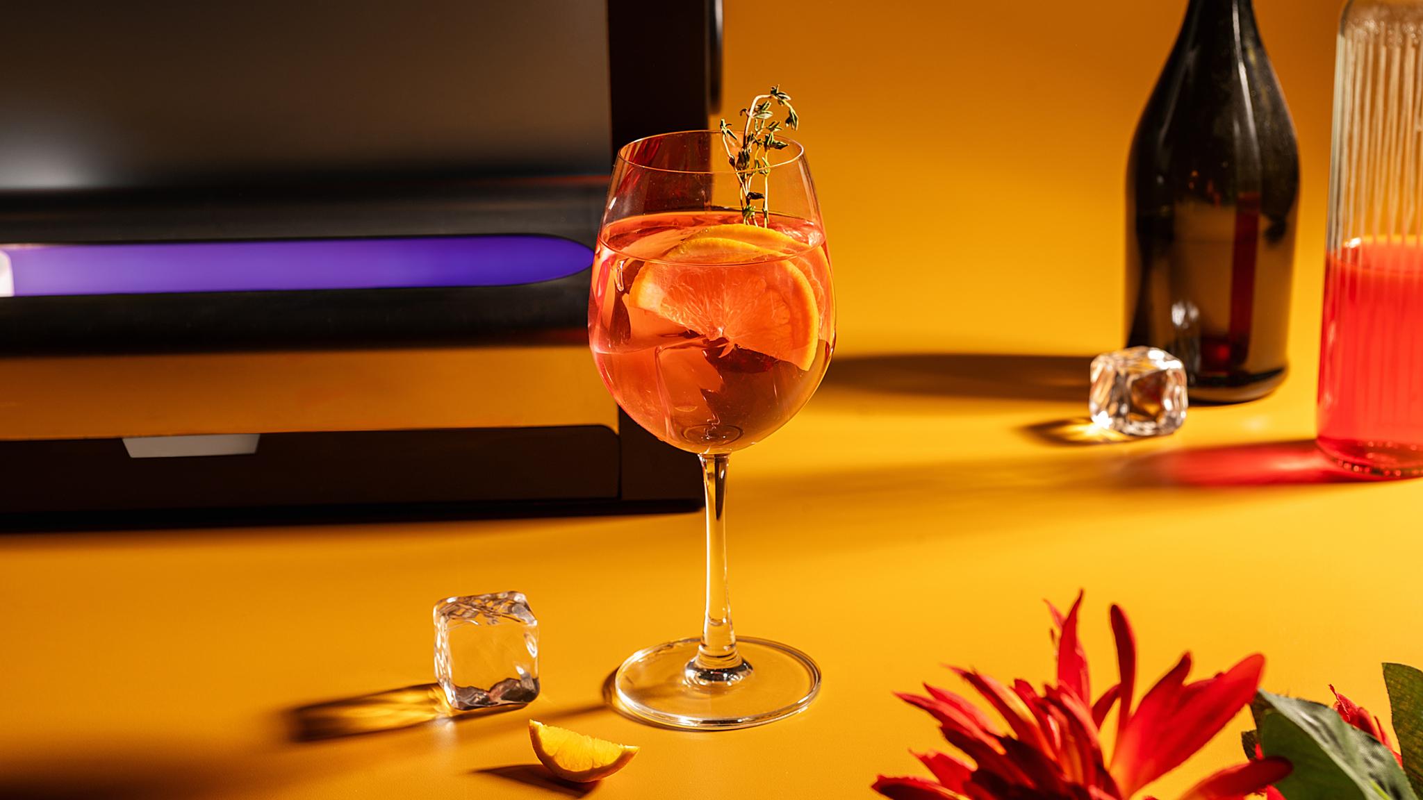 Sun-Kissed Spritz: A Golden-Hued Celebration of Spring