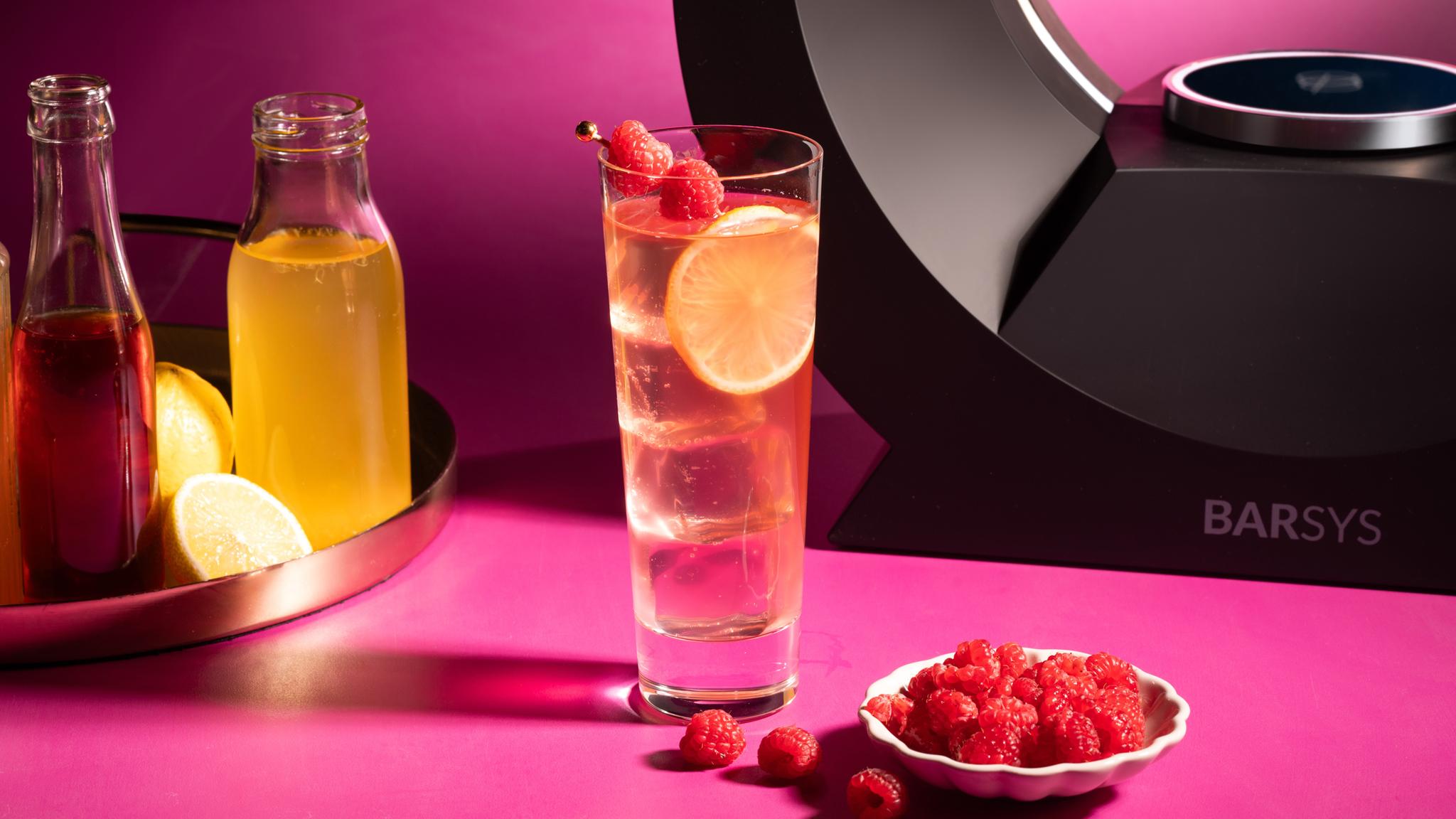 Raspberry Apple Cooler: A Mocktail Bursting with Fruity Goodness