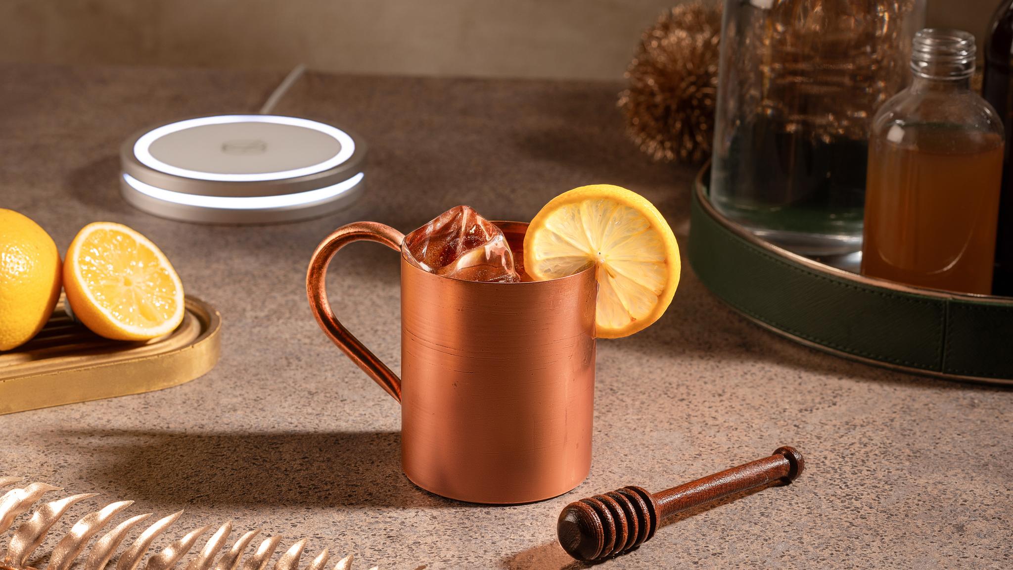 Lavender Storm: A Floral and Spicy Twist on the Classic Moscow Mule